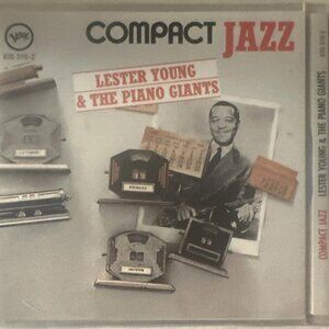Lester Young & the Piano Giants Verve Compact Jazz CD like new